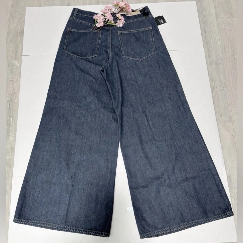 PAIGE Dark Blue Flare Jeans - Picture 4 of 15